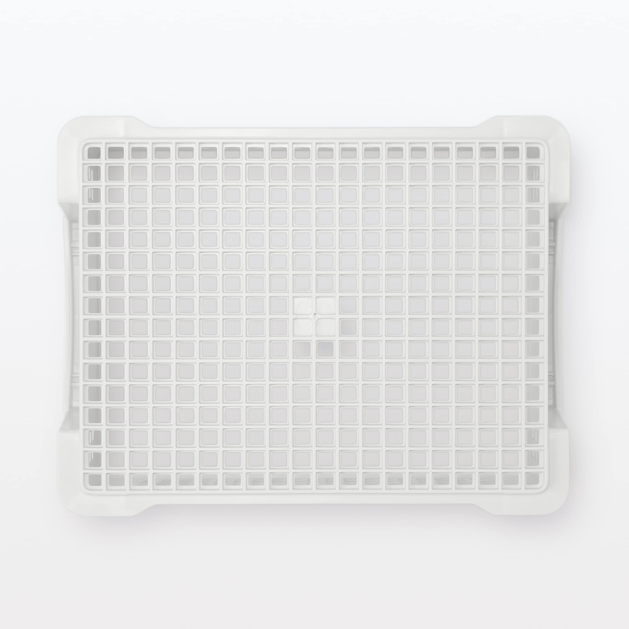 ポリプロピレン通函　メッシュ　ホワイトグレー