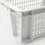 ポリプロピレン通函　メッシュ　ホワイトグレー