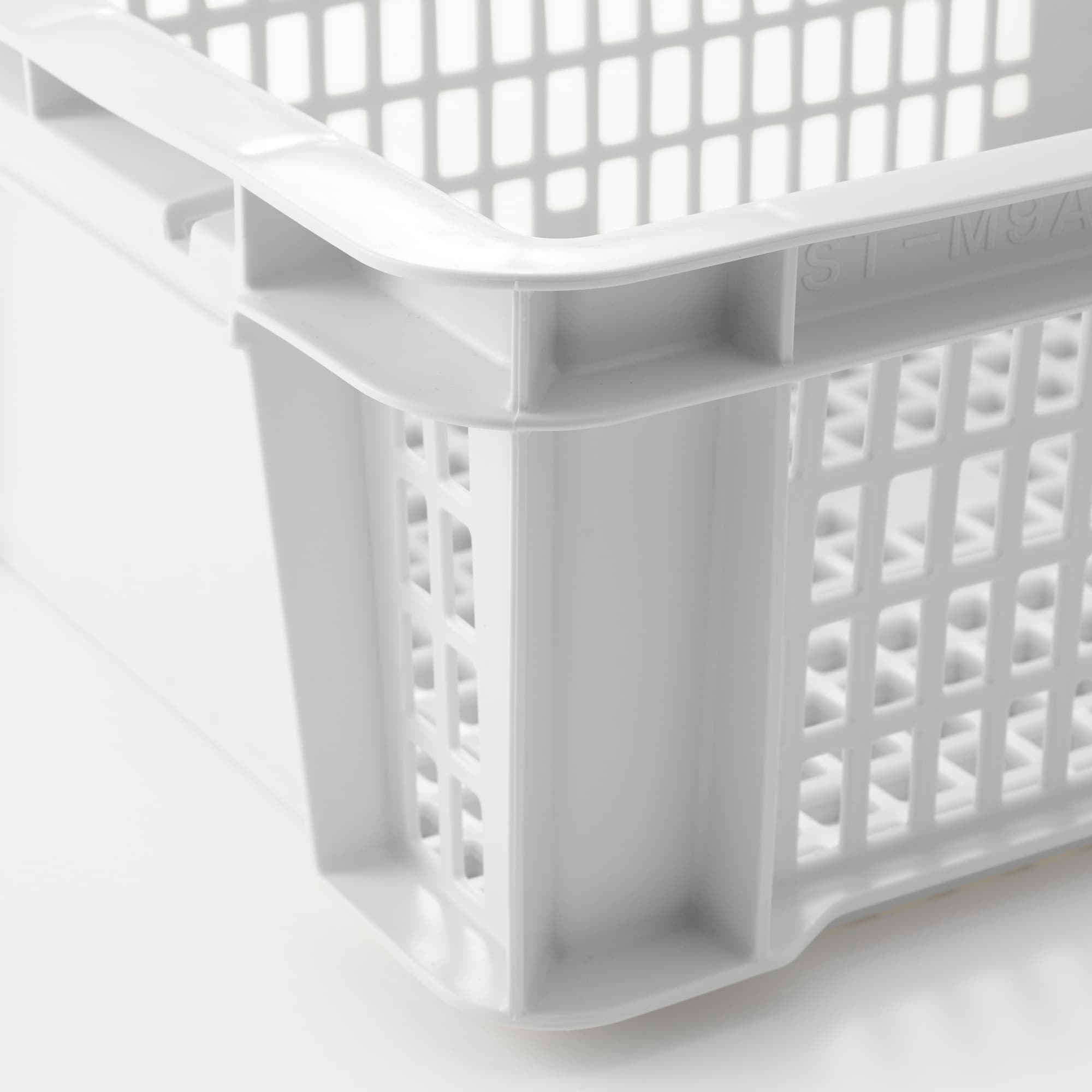 ポリプロピレン通函　メッシュ　ホワイトグレー