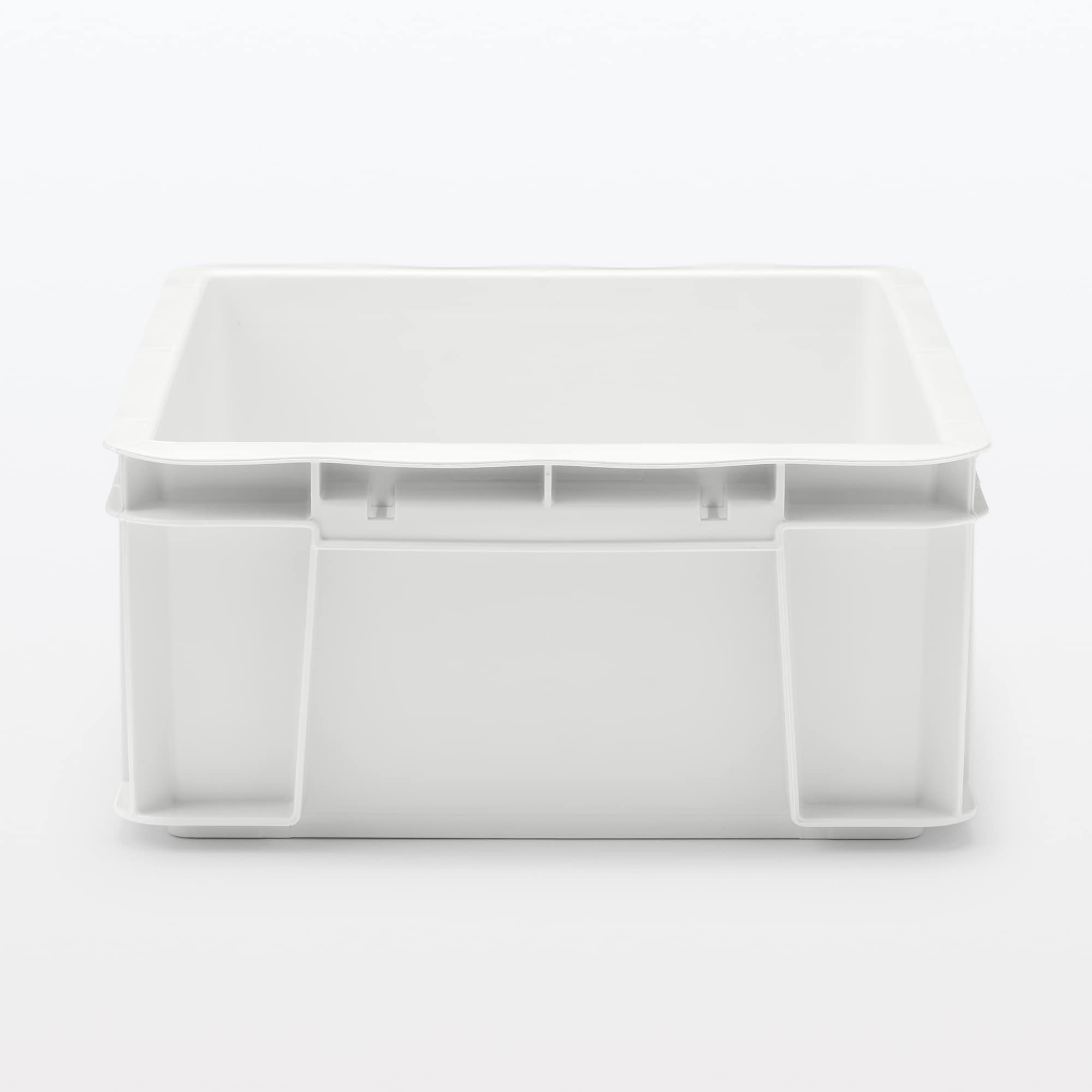 ポリプロピレン通函　ホワイトグレー