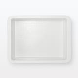 ポリプロピレン通函　ホワイトグレー