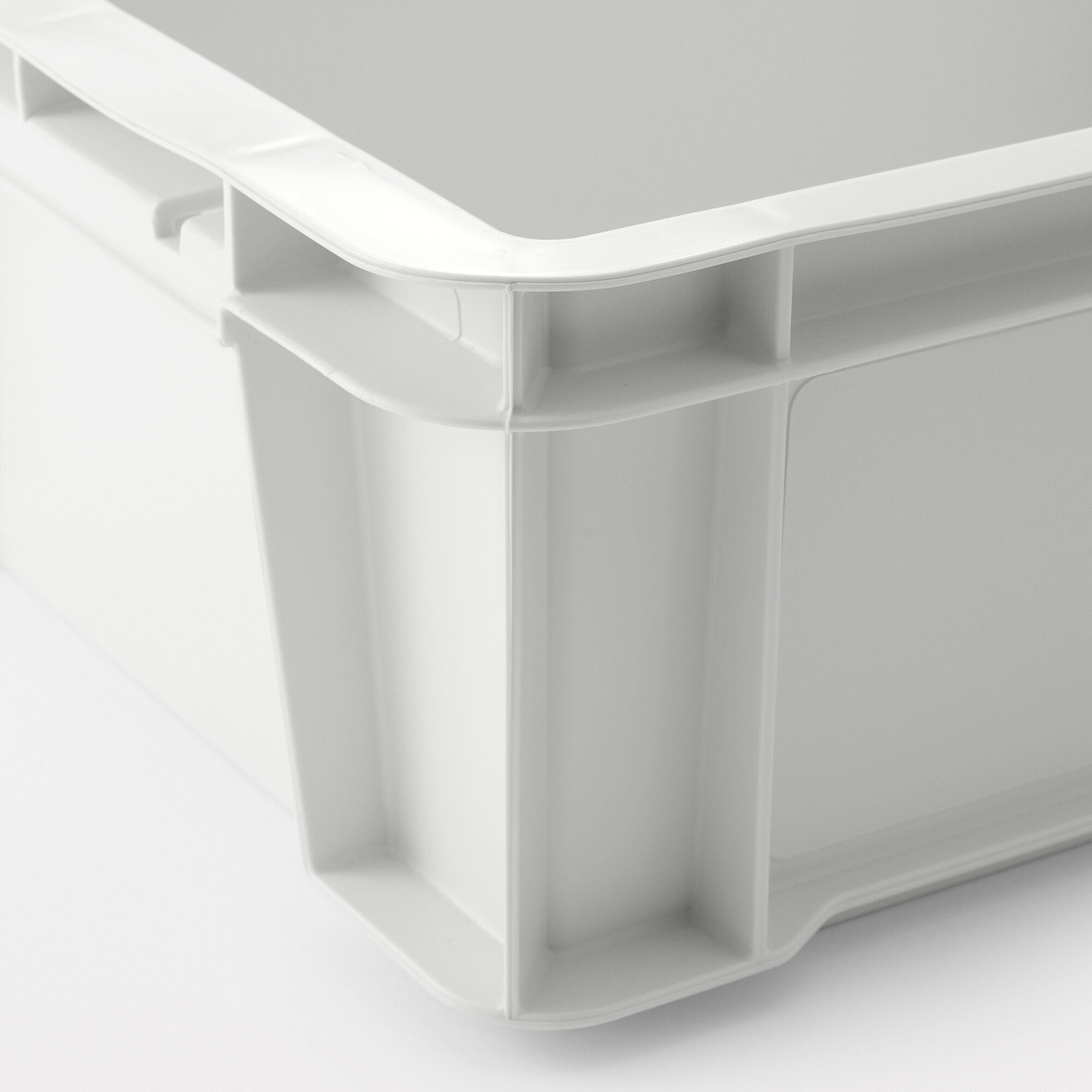 ポリプロピレン通函　ホワイトグレー