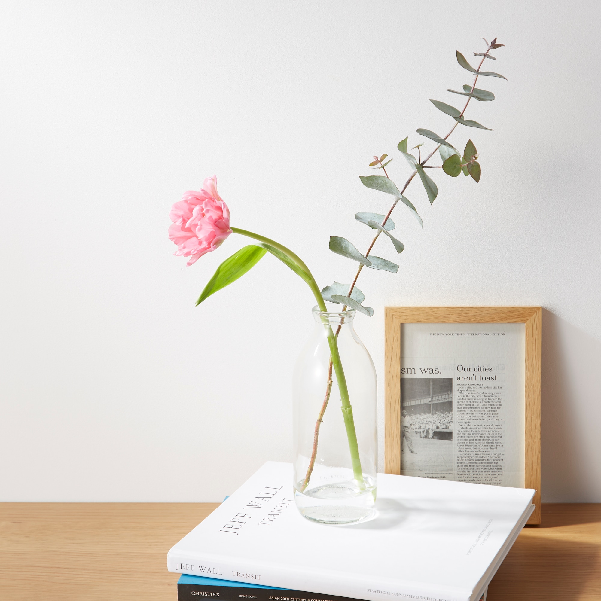 ガラス器　牛乳びん型　大