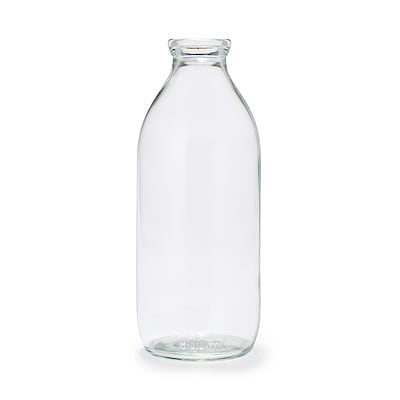 ガラス器　牛乳びん型　大