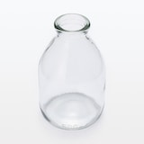 ガラス器　牛乳びん型　中