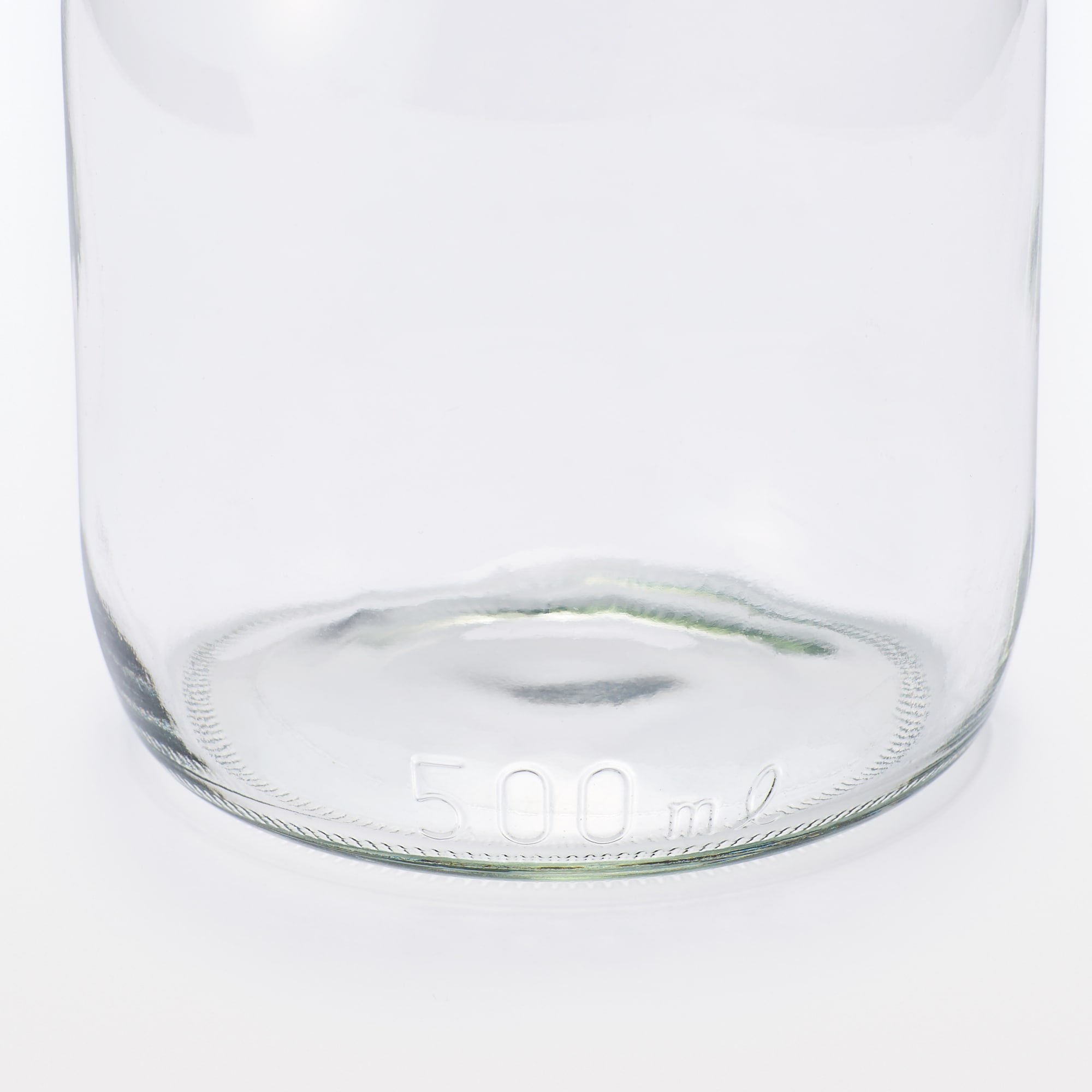 ガラス器　牛乳びん型　中