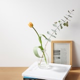 ガラス器　牛乳びん型　中