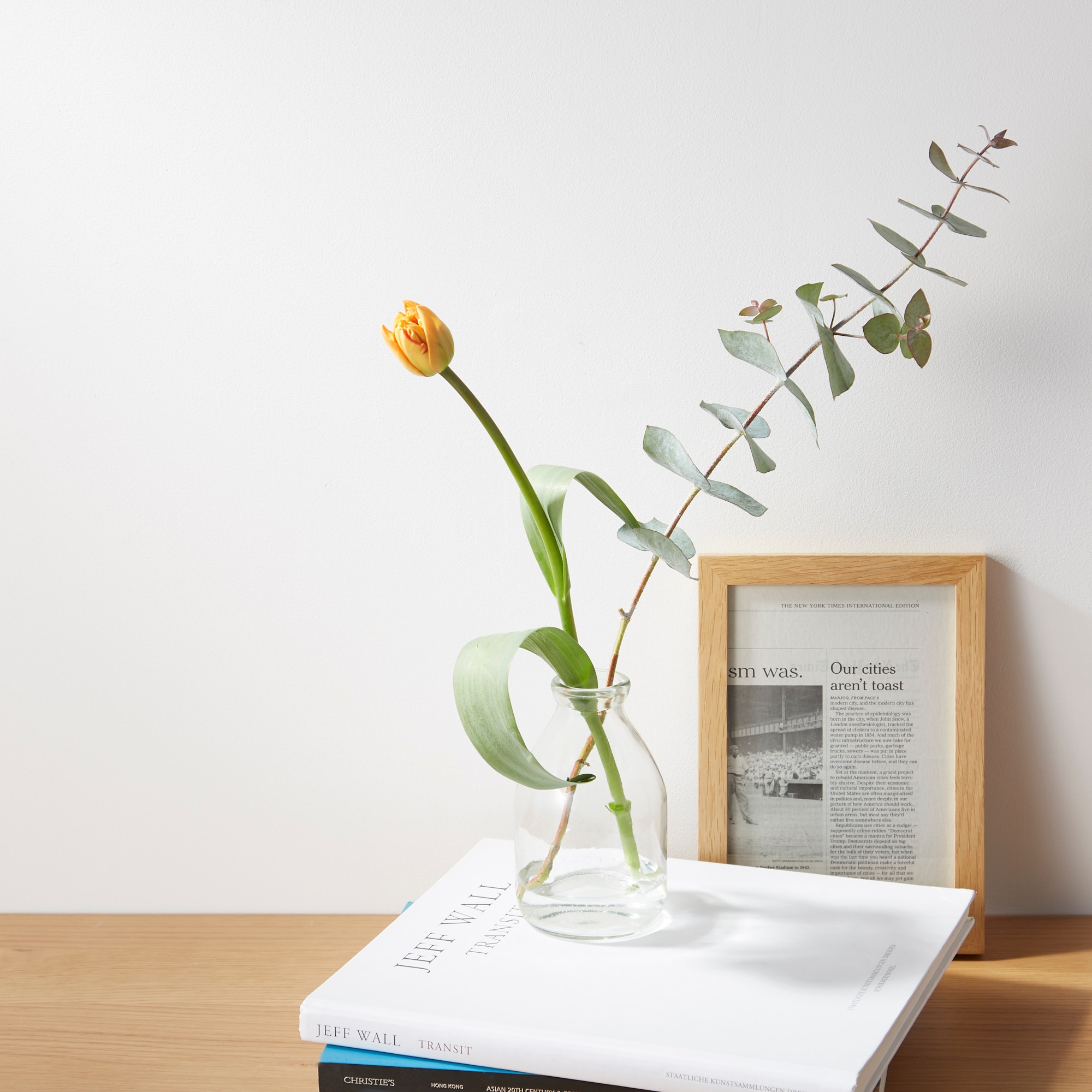 ガラス器　牛乳びん型　中