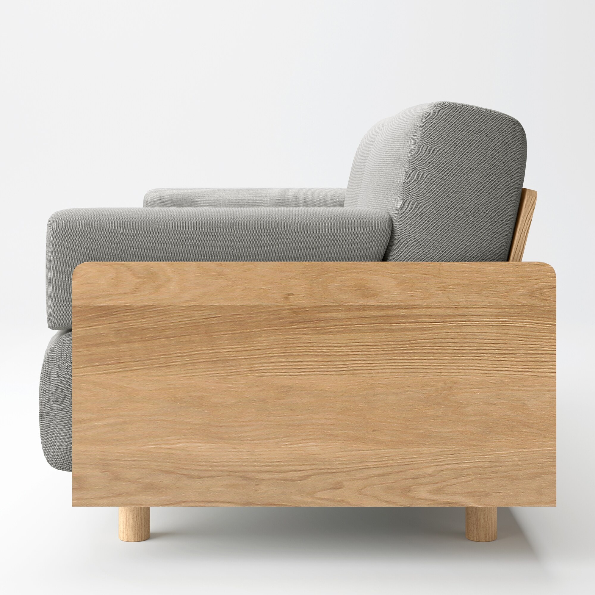 木製ソファフレーム用　綿麻バスケット織カバー