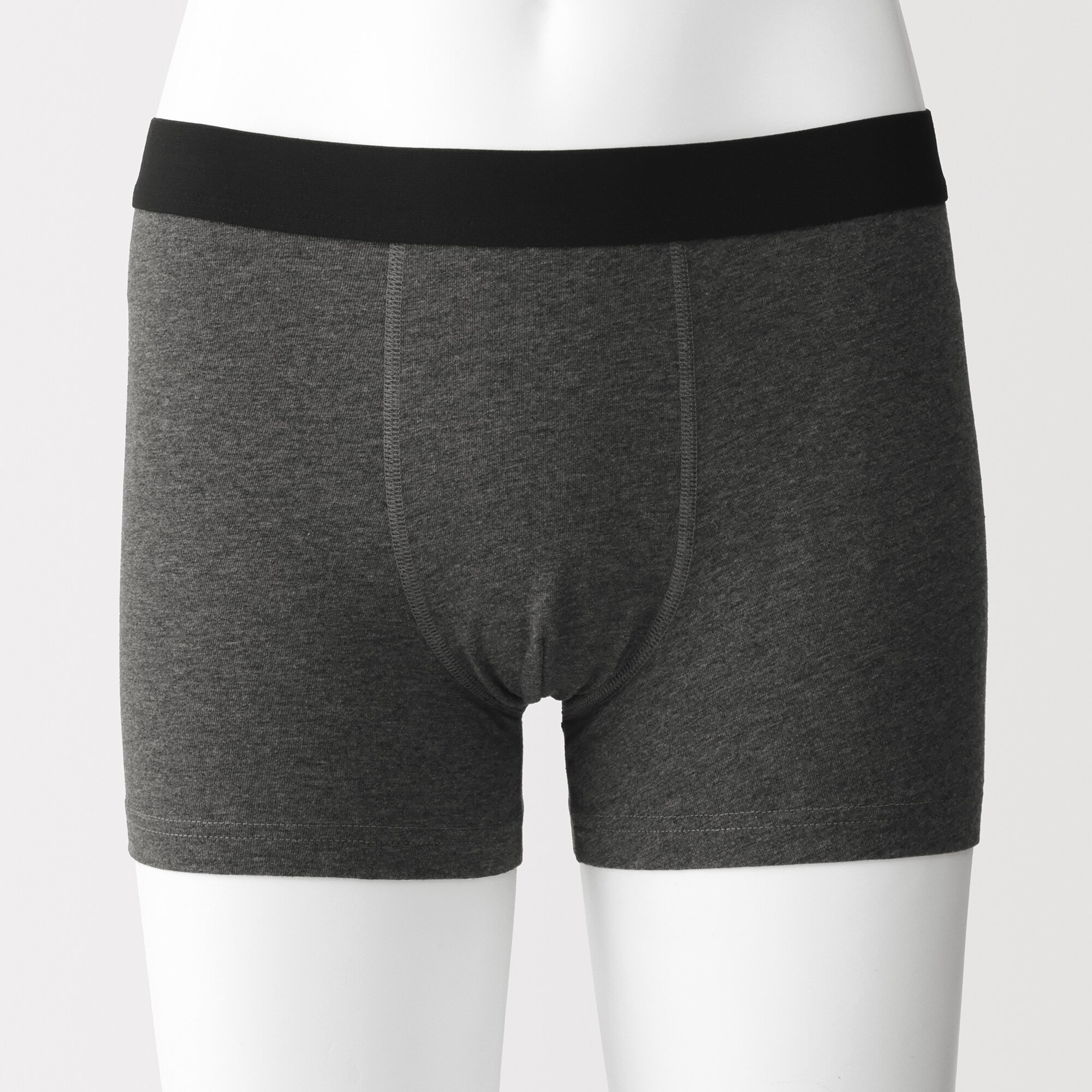 紳士　綿天竺　前閉じボクサーパンツ