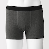 紳士　綿天竺　前閉じボクサーパンツ