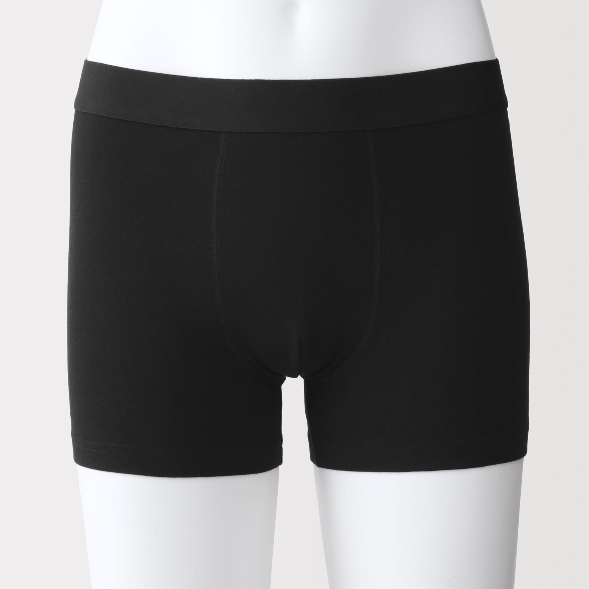 紳士　綿天竺　前閉じボクサーパンツ