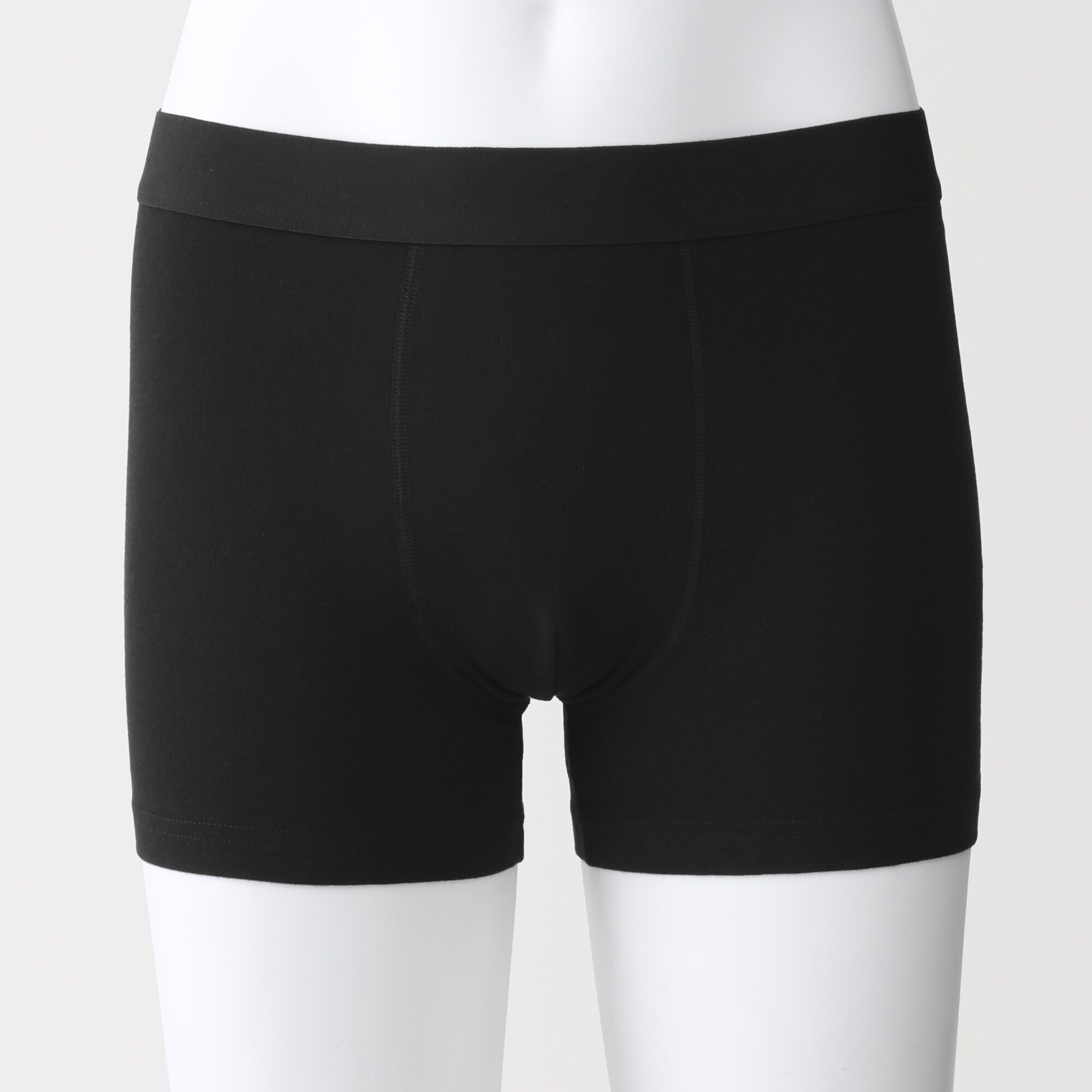 紳士　綿天竺　前閉じボクサーパンツ