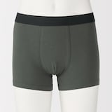 紳士　綿天竺　前閉じボクサーパンツ