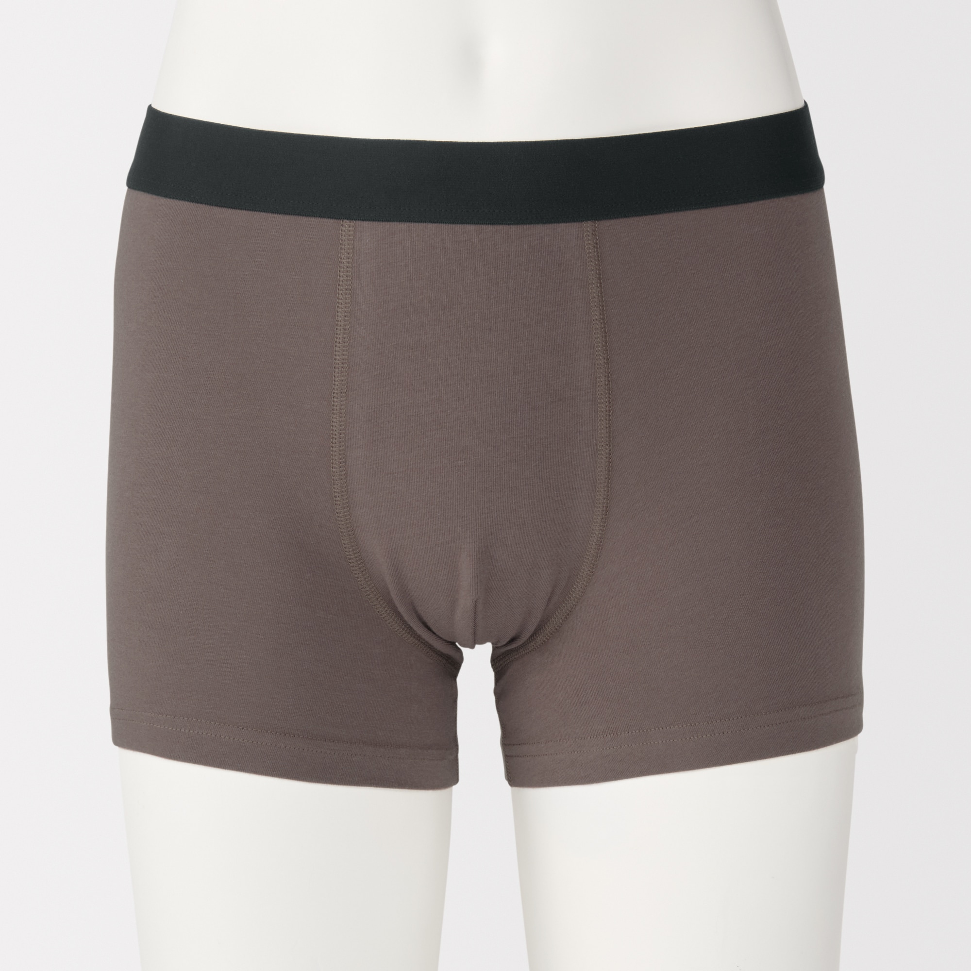 紳士　綿天竺　前閉じボクサーパンツ