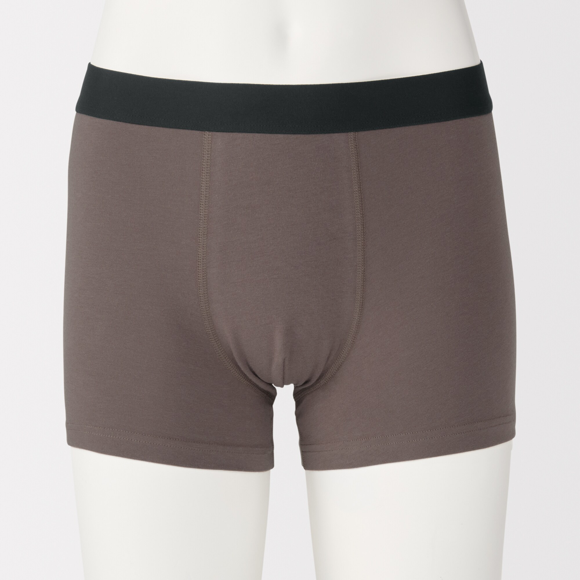 紳士 綿天竺 前閉じボクサーパンツ | 無印良品