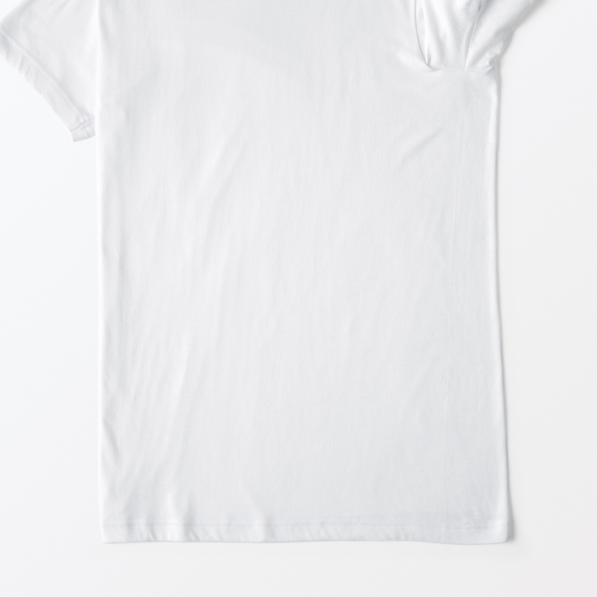 紳士　脇に縫い目のない　２枚組　クルーネック半袖Ｔシャツ