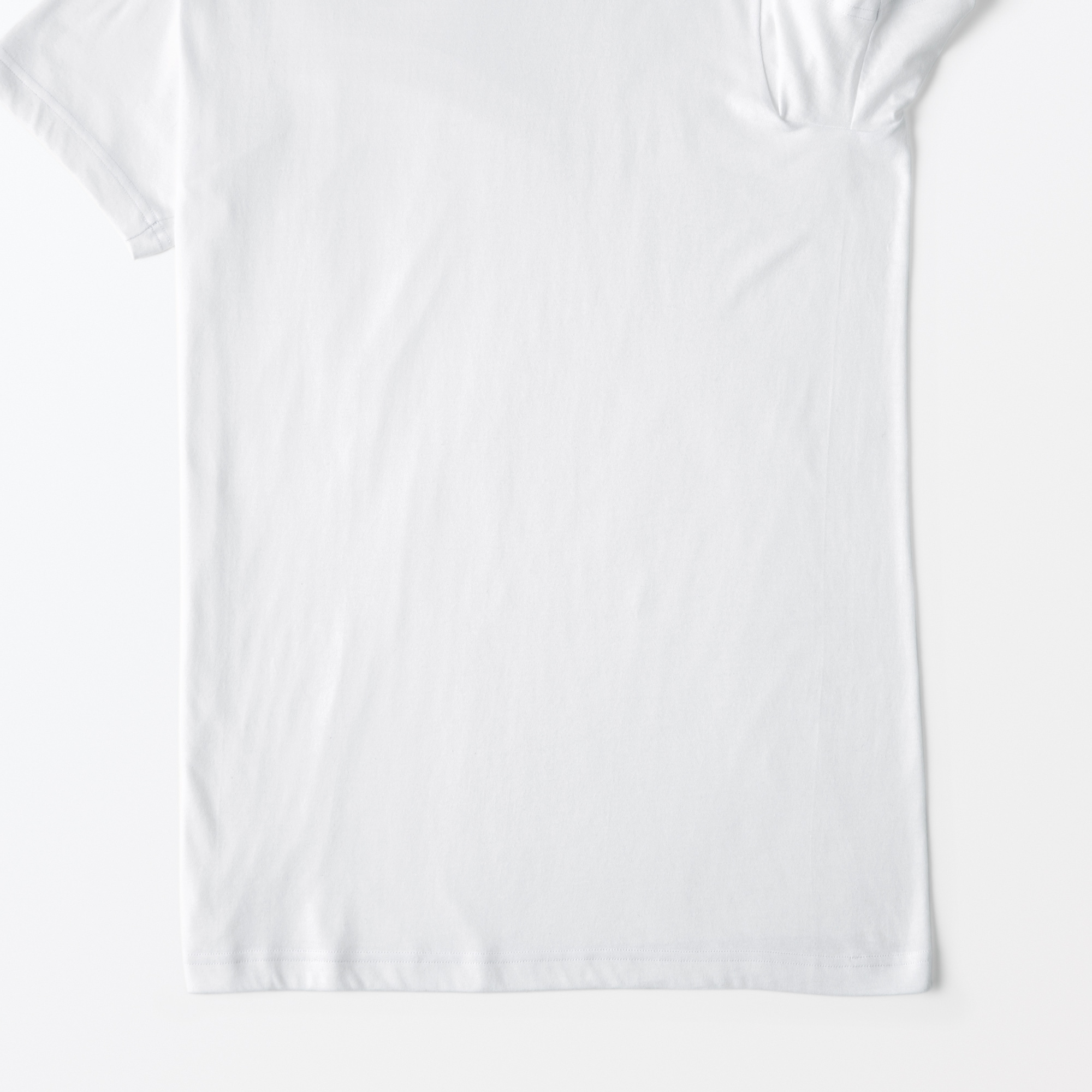 紳士　脇に縫い目のない　２枚組　クルーネック半袖Ｔシャツ