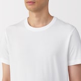 紳士　脇に縫い目のない　２枚組　クルーネック半袖Ｔシャツ