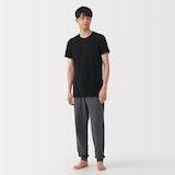 紳士　脇に縫い目のない　２枚組　クルーネック半袖Ｔシャツ