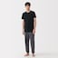 紳士　脇に縫い目のない　２枚組　クルーネック半袖Ｔシャツ