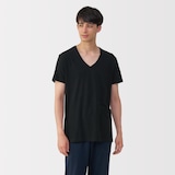 紳士　脇に縫い目のない　２枚組　Ｖネック半袖Ｔシャツ