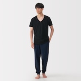 紳士　脇に縫い目のない　２枚組　Ｖネック半袖Ｔシャツ