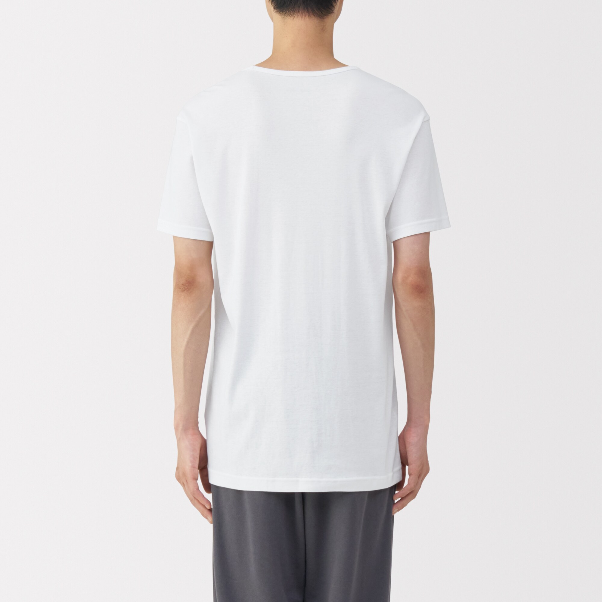 紳士　さらっと綿　Ｖネック半袖Ｔシャツ