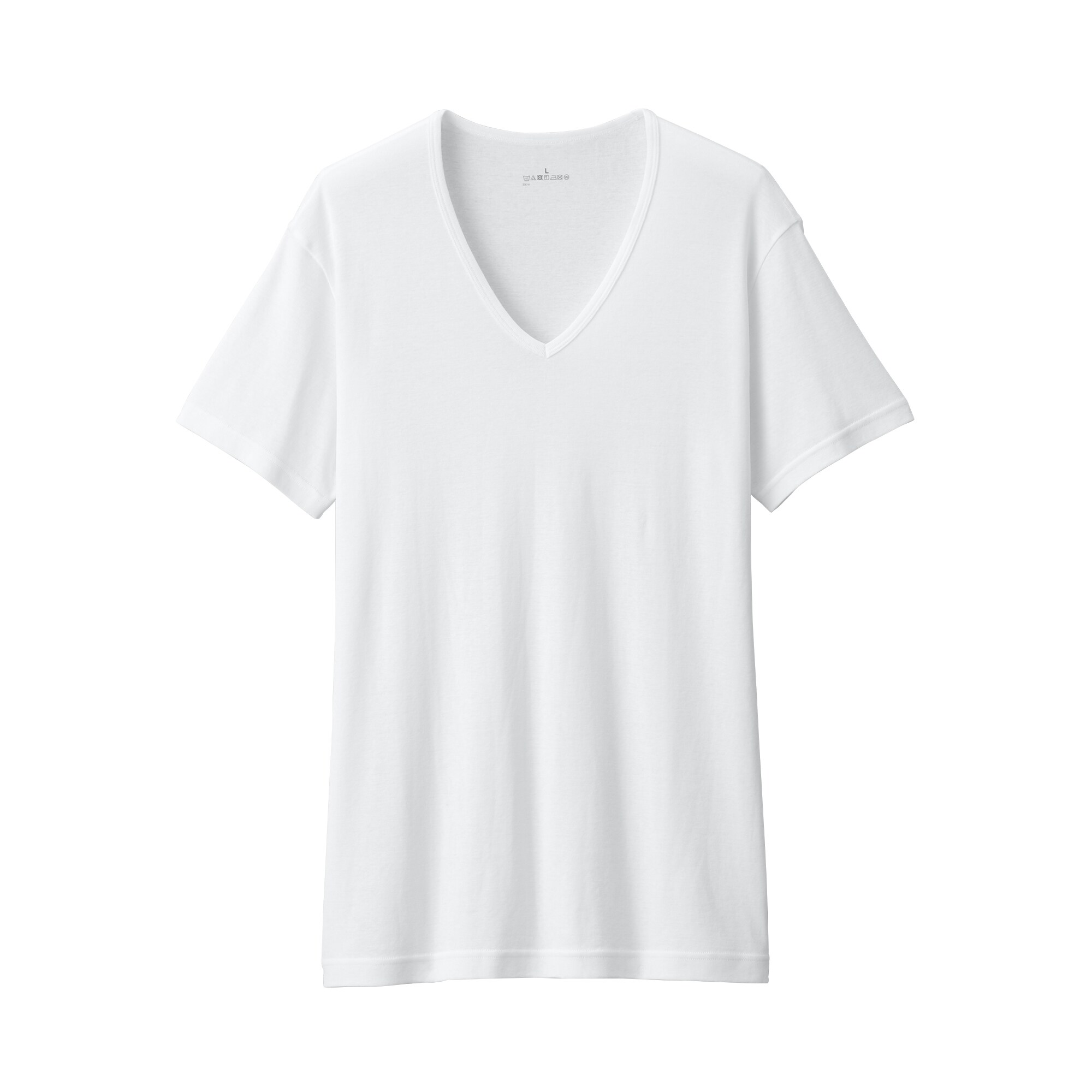 紳士　さらっと綿　Ｖネック半袖Ｔシャツ