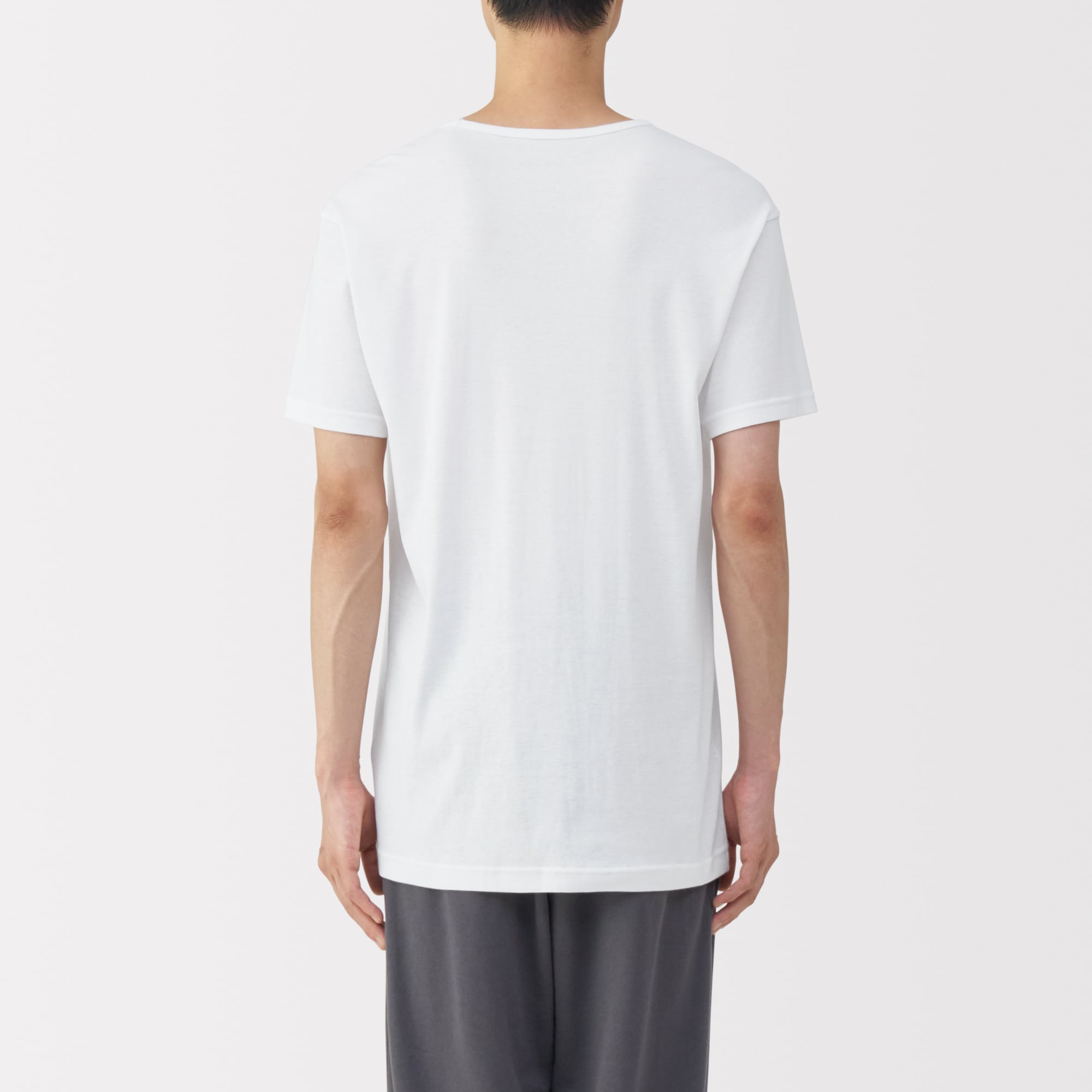 紳士　さらっと綿　Ｖネック半袖Ｔシャツ