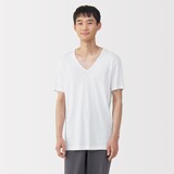 紳士　さらっと綿　Ｖネック半袖Ｔシャツ