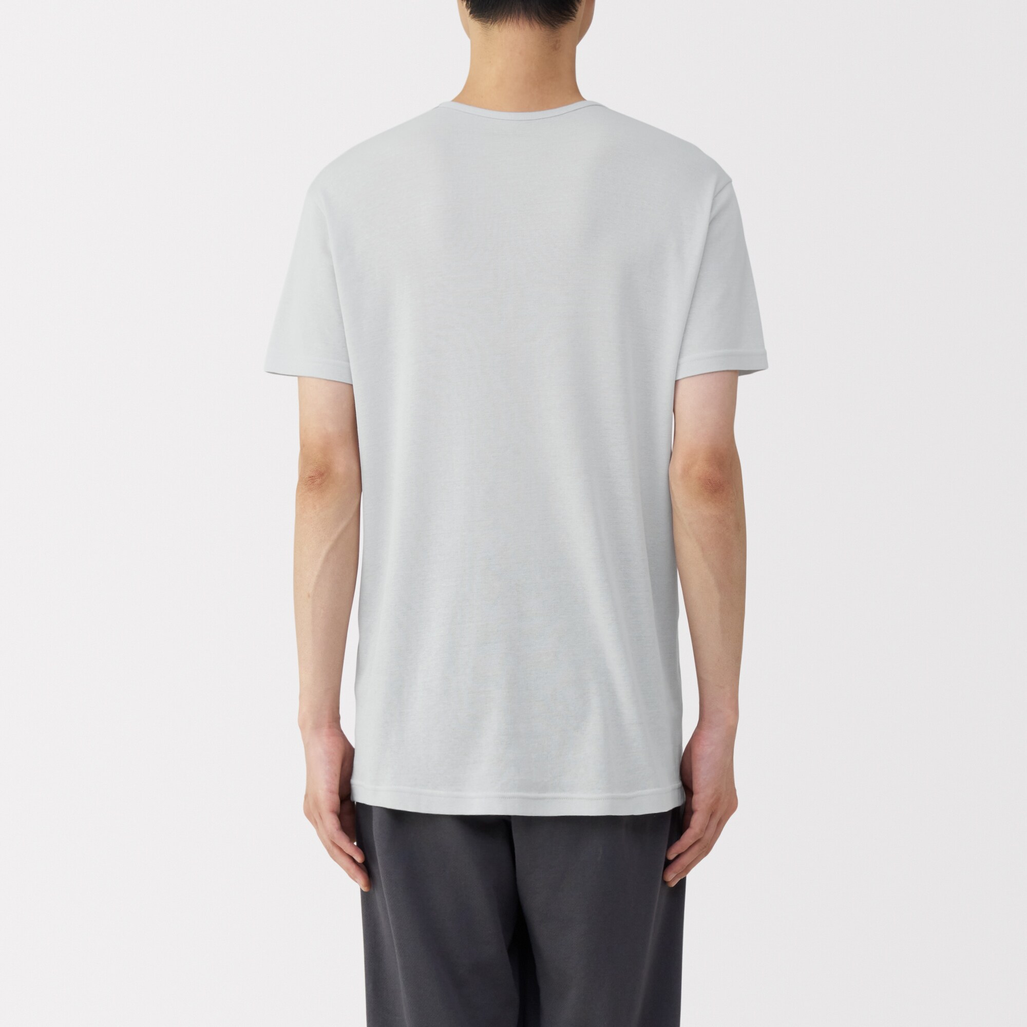 紳士　さらっと綿　Ｖネック半袖Ｔシャツ