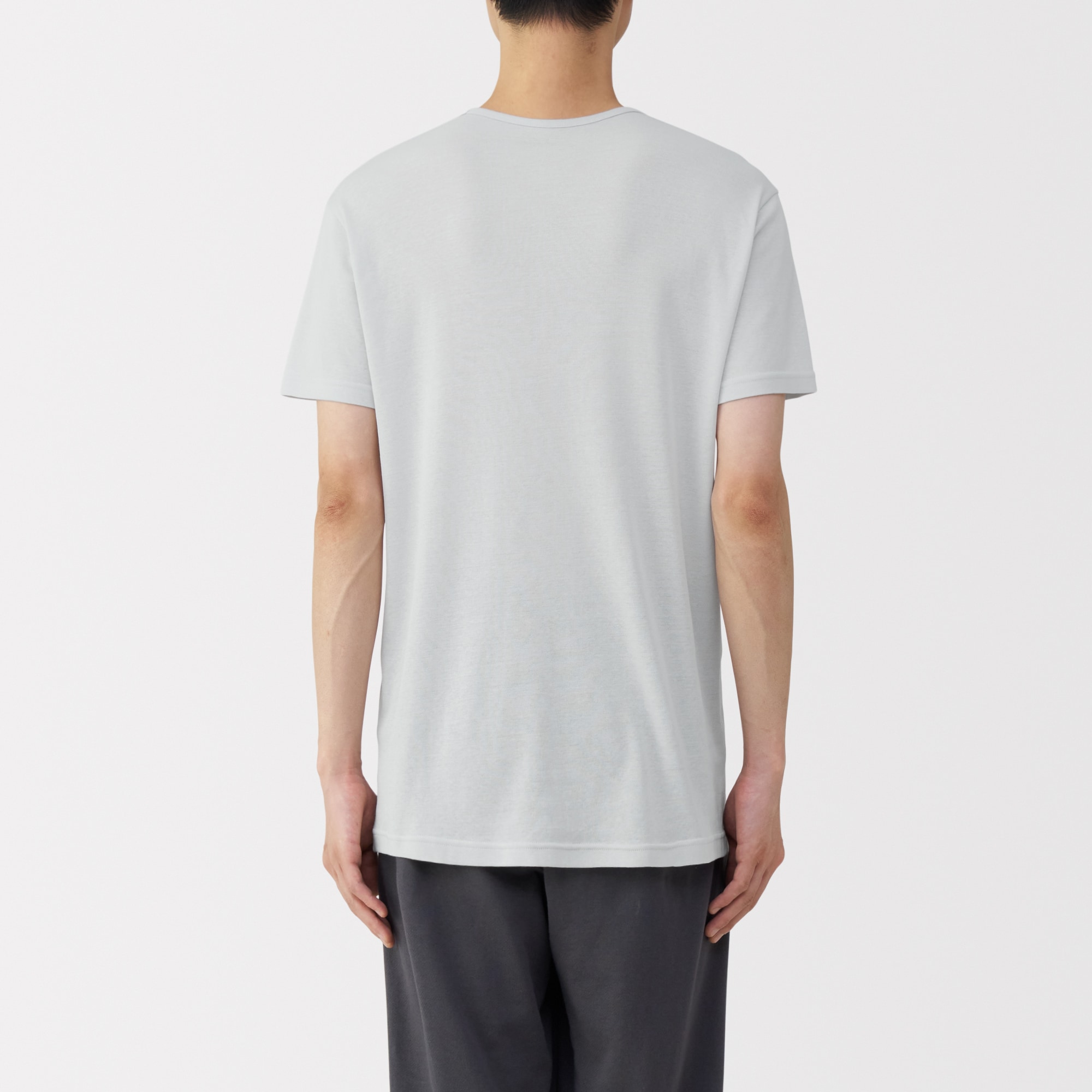 紳士　さらっと綿　Ｖネック半袖Ｔシャツ