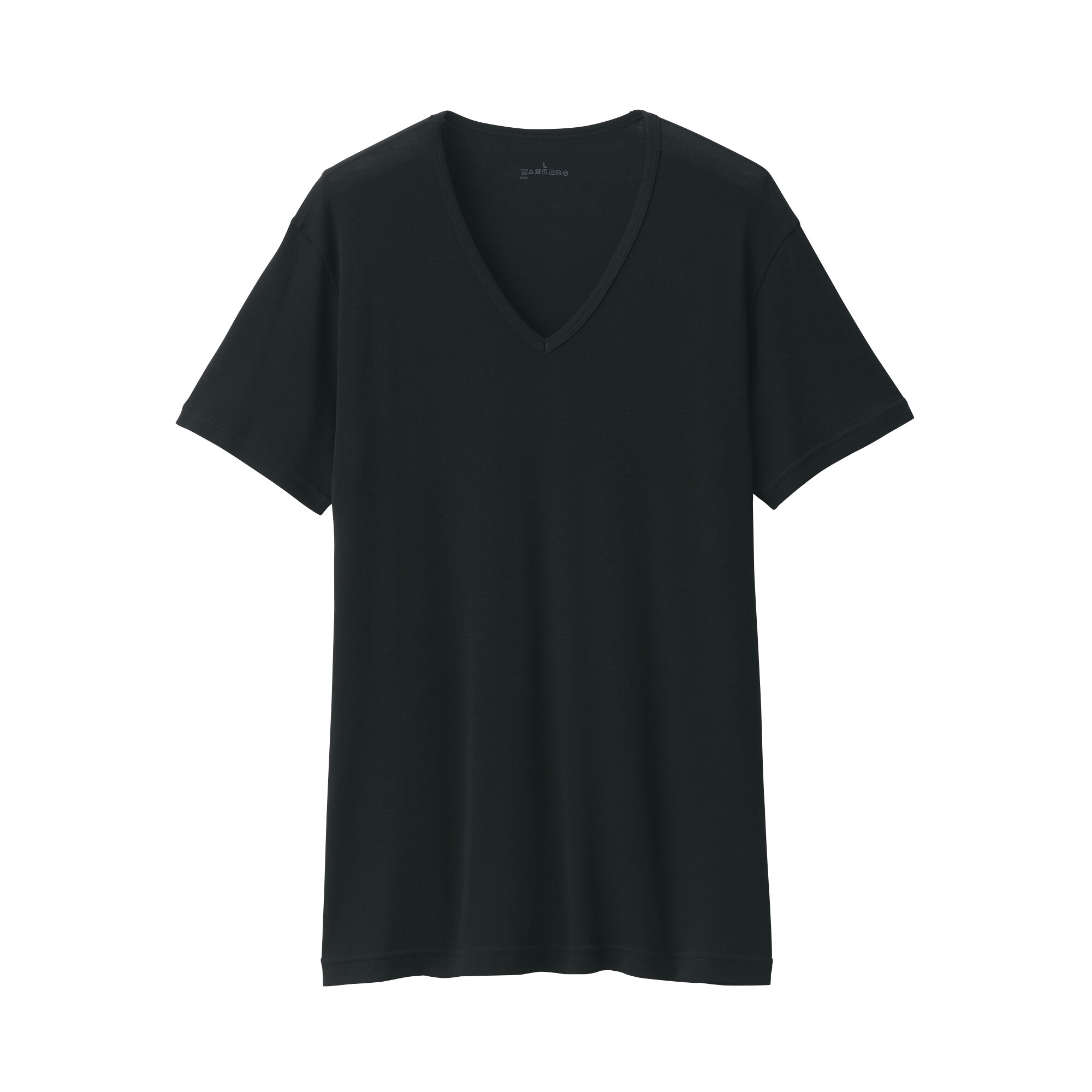 紳士　さらっと綿　Ｖネック半袖Ｔシャツ