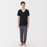 紳士　さらっと綿　Ｖネック半袖Ｔシャツ