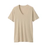 紳士　さらっと綿　Ｖネック半袖Ｔシャツ