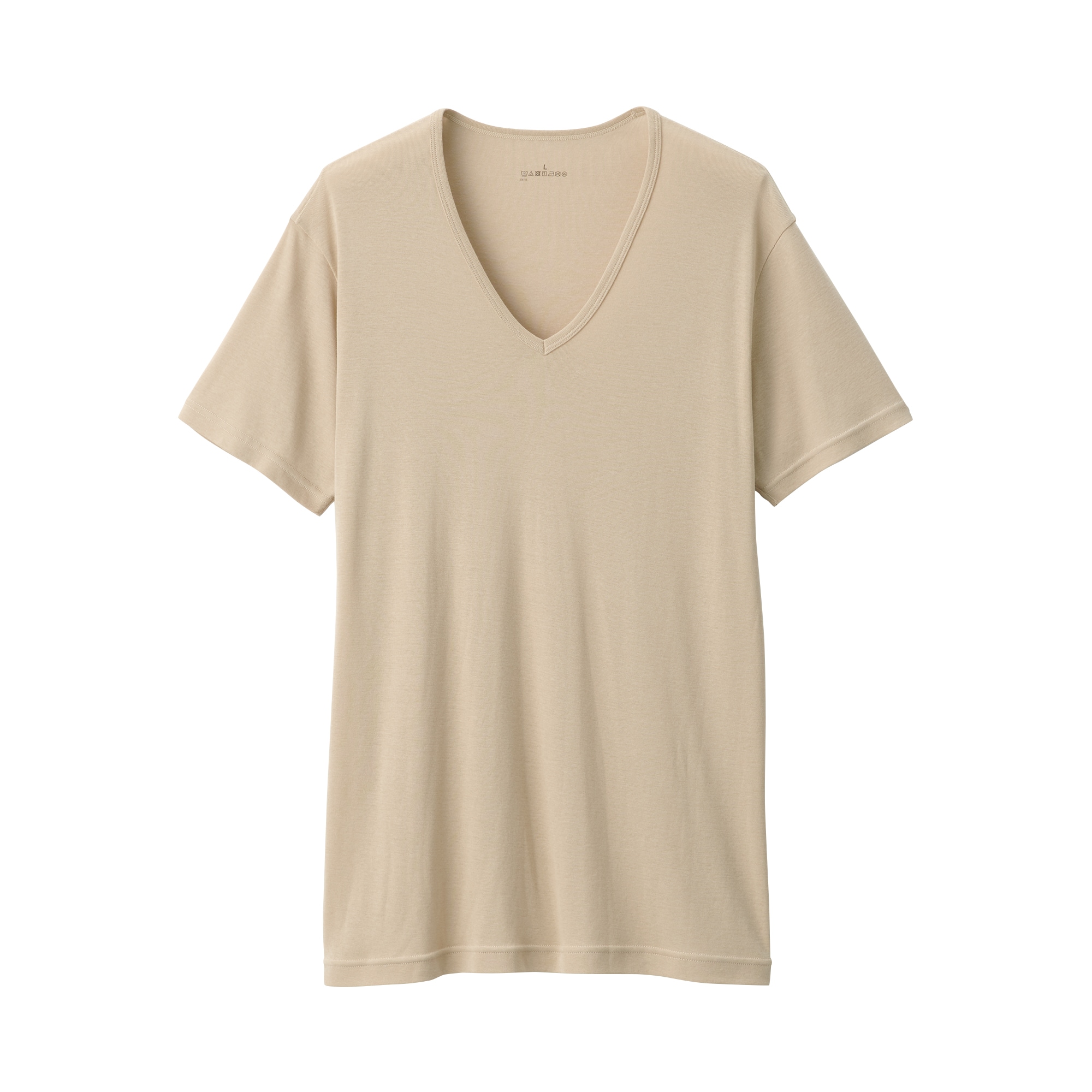 紳士　さらっと綿　Ｖネック半袖Ｔシャツ