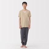 紳士　さらっと綿　Ｖネック半袖Ｔシャツ