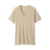 紳士　さらっと綿　Ｖネック半袖Ｔシャツ