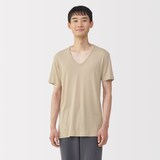 紳士　さらっと綿　Ｖネック半袖Ｔシャツ