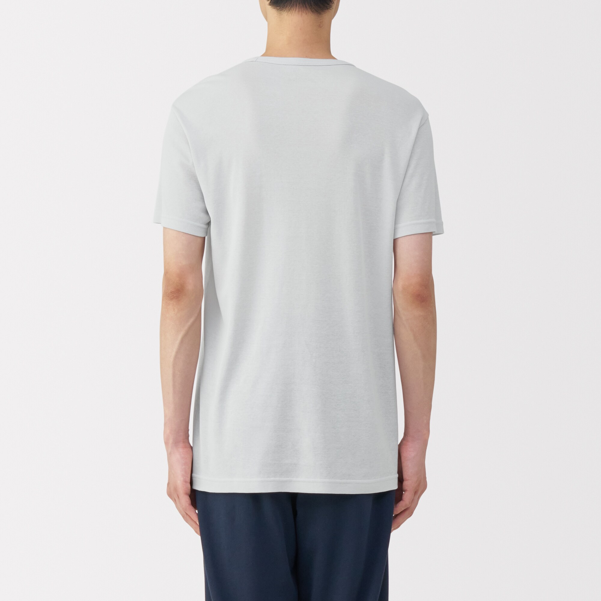 紳士　さらっと綿　クルーネック半袖Ｔシャツ