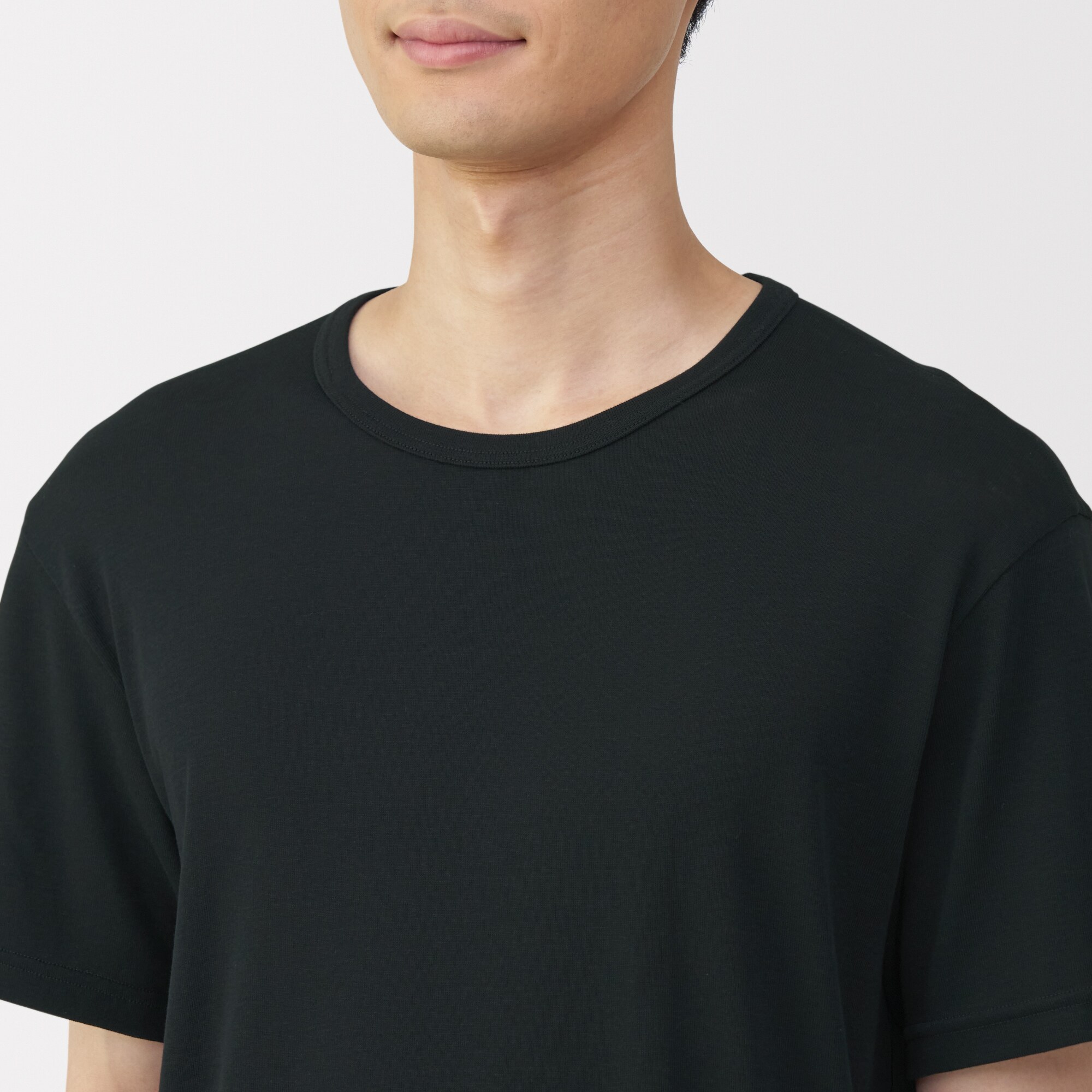 紳士　さらっと綿　クルーネック半袖Ｔシャツ