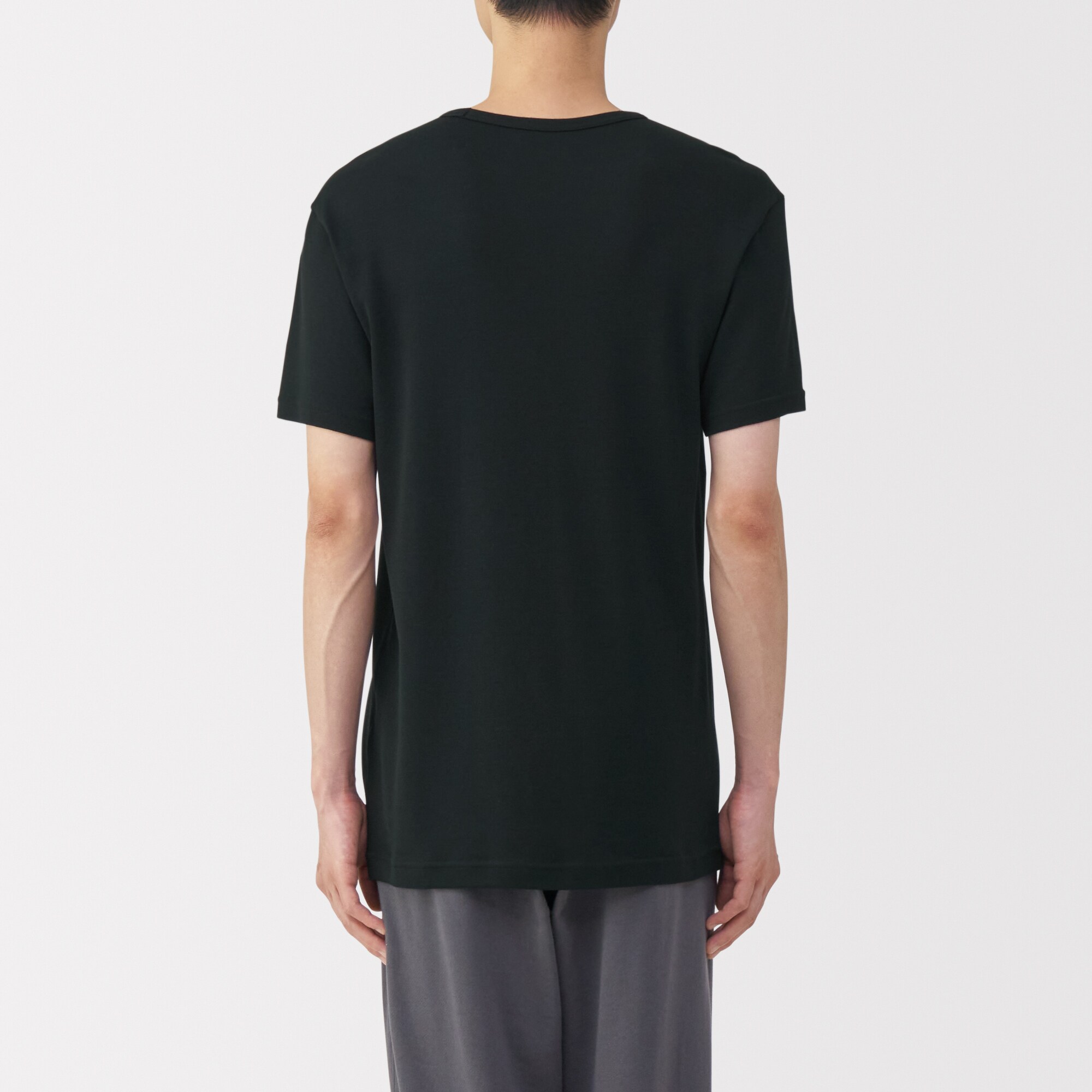 紳士　さらっと綿　クルーネック半袖Ｔシャツ