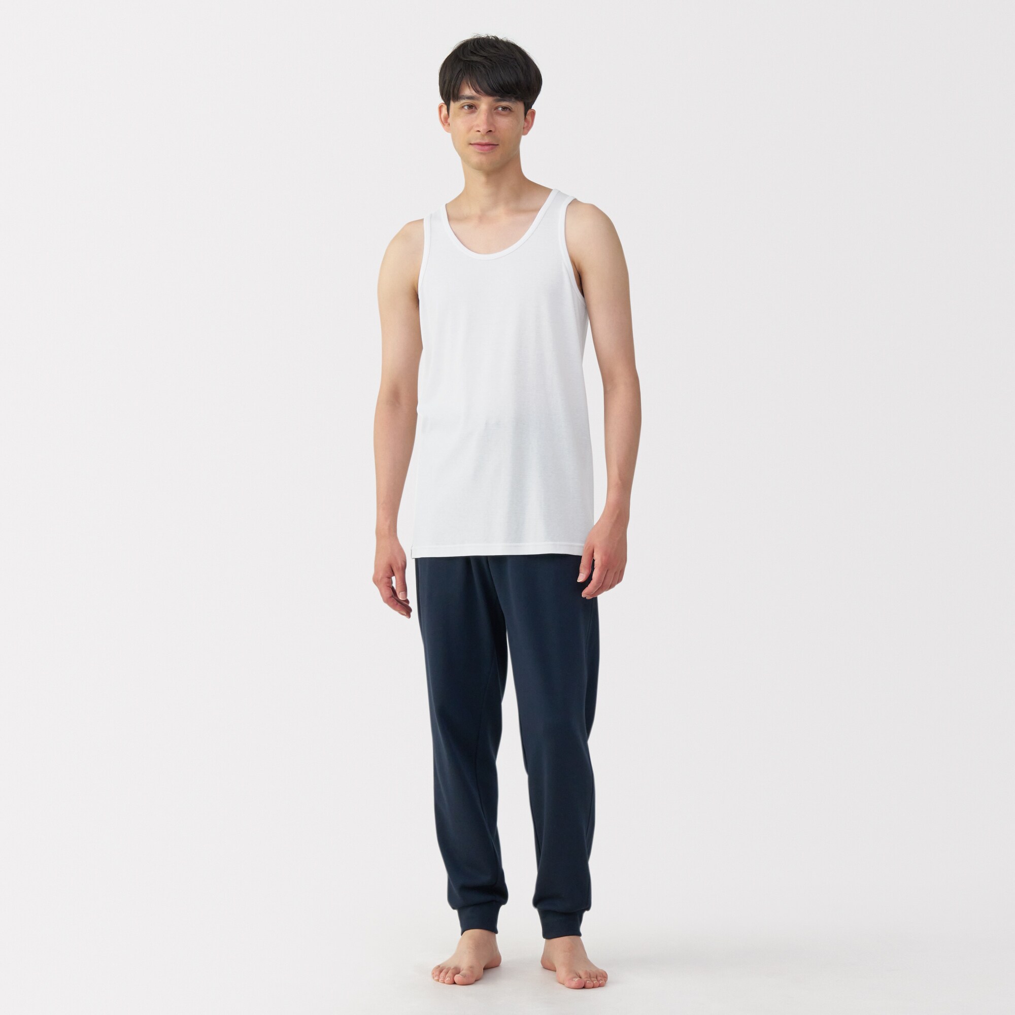 紳士　さらっと綿　タンクトップ