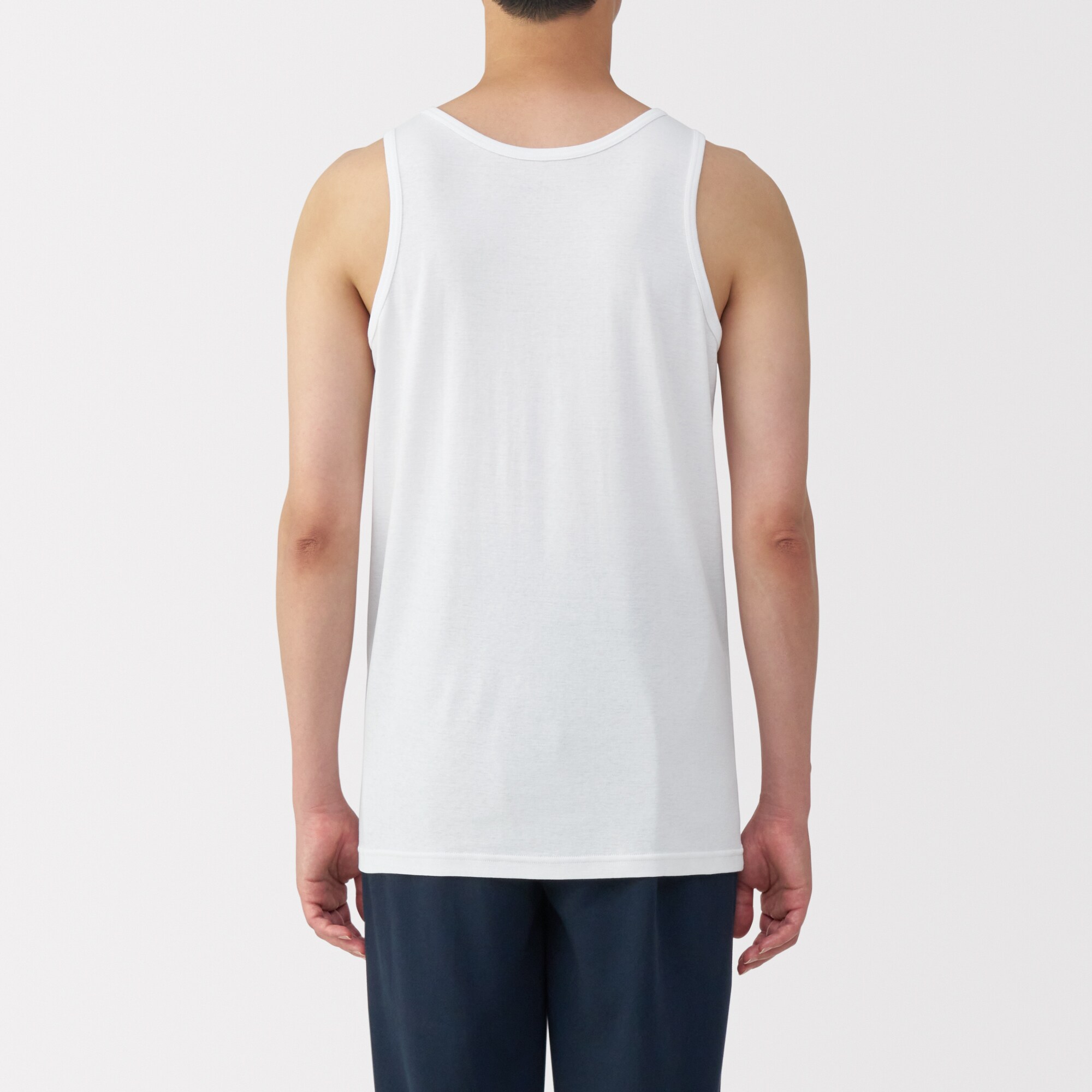 紳士　さらっと綿　タンクトップ