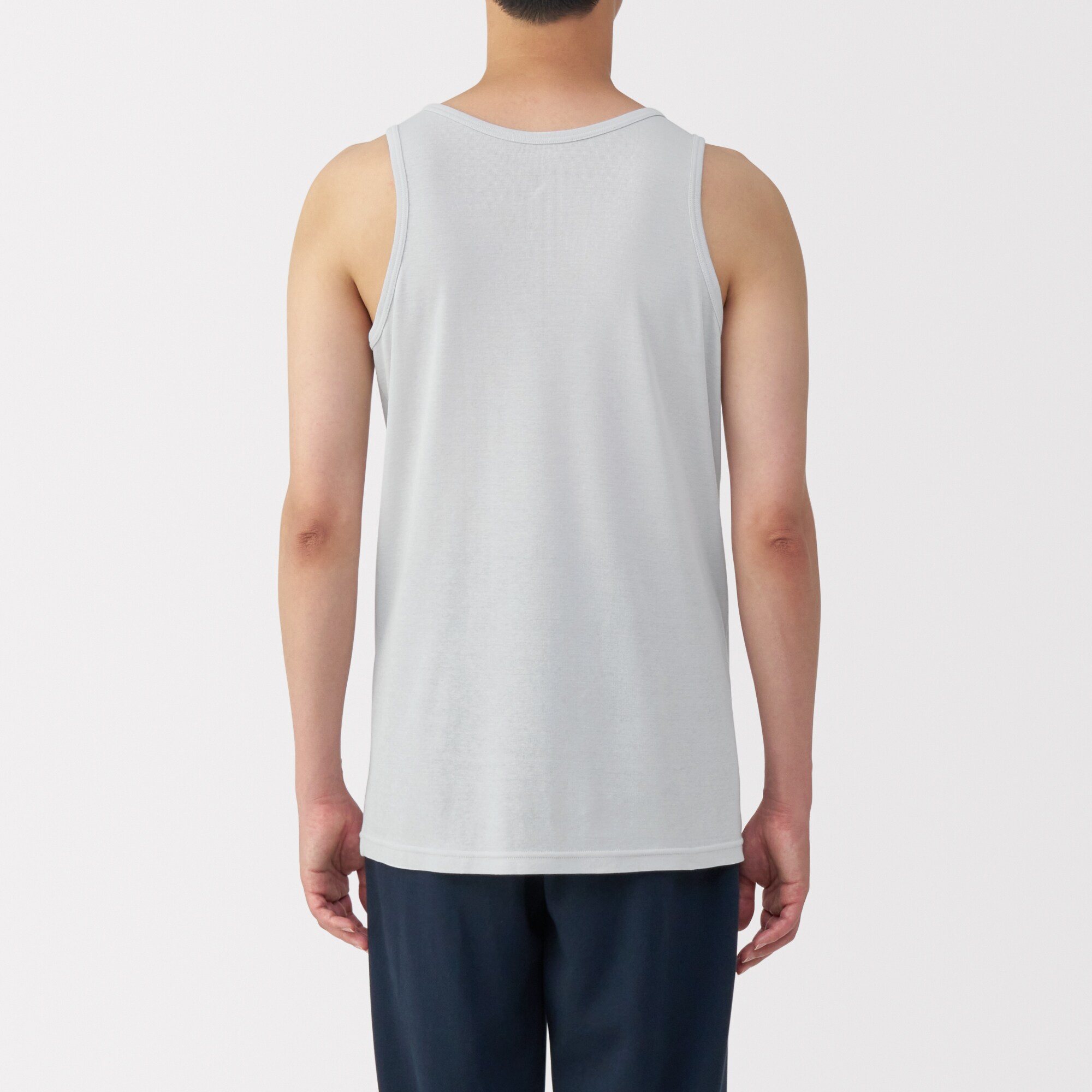 紳士　さらっと綿　タンクトップ