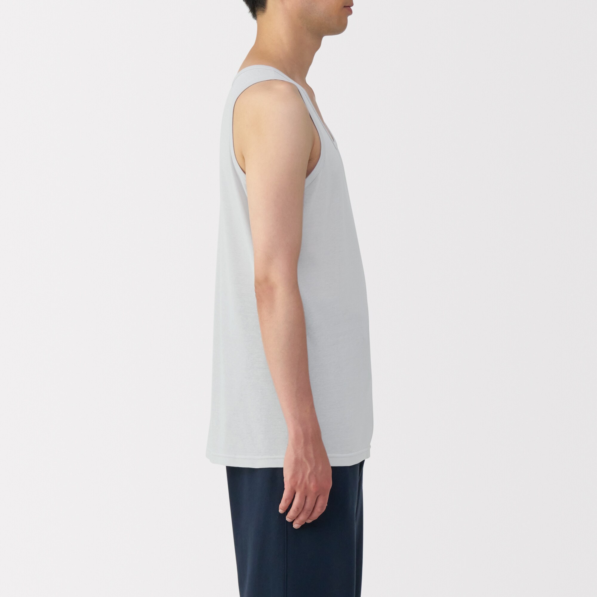 紳士　さらっと綿　タンクトップ