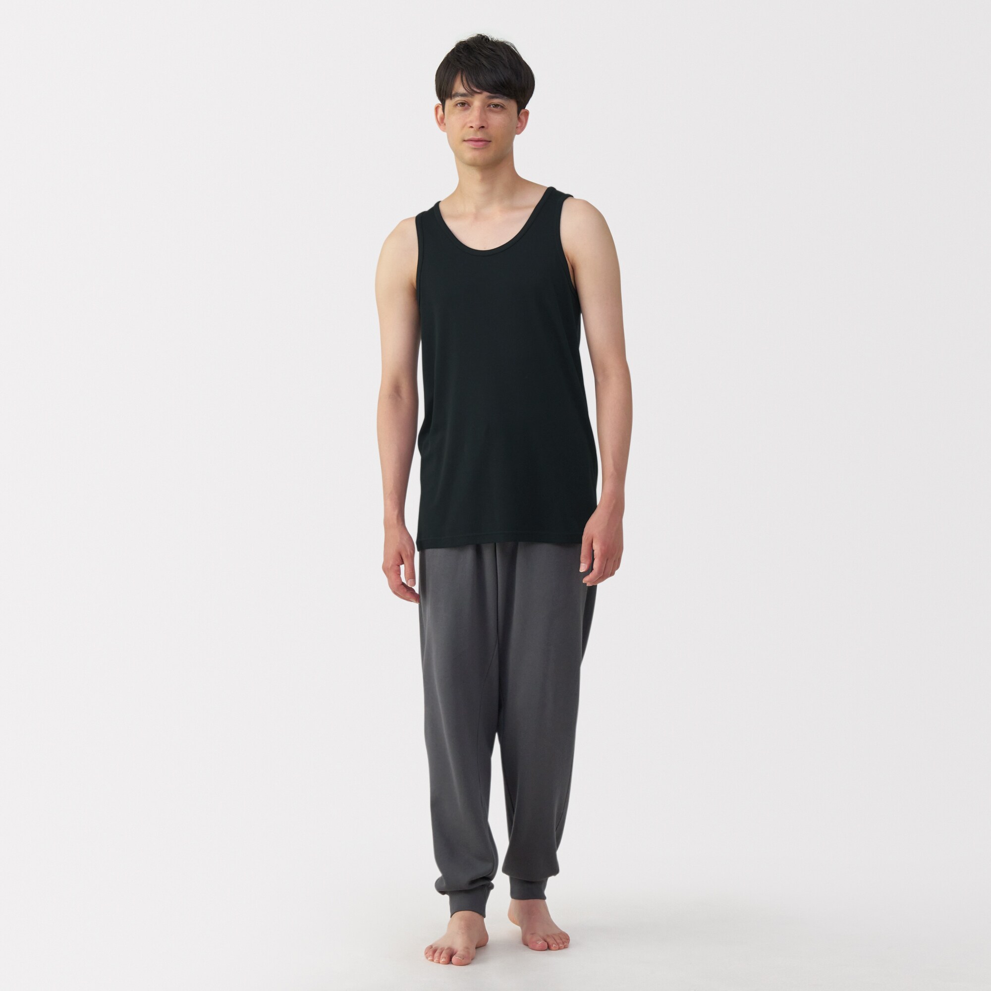 紳士　さらっと綿　タンクトップ