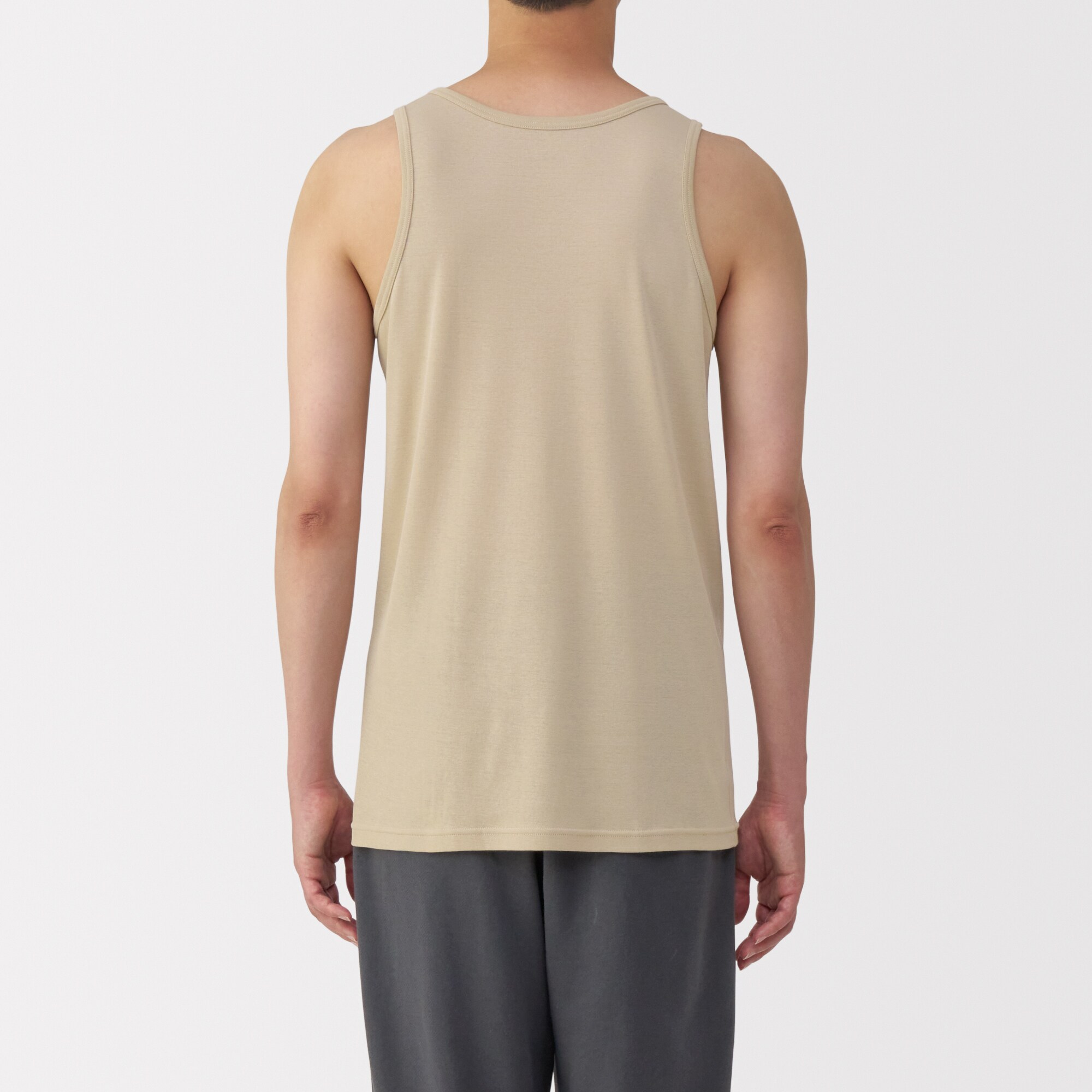 紳士　さらっと綿　タンクトップ