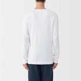 紳士　あったか綿　Ｖネック長袖Ｔシャツ